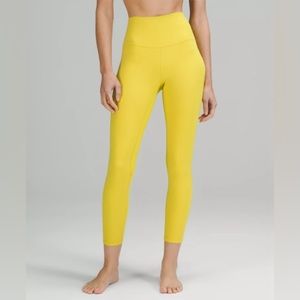 lululemon Align High-Rise Pant 25" Colour Soleil Size 10